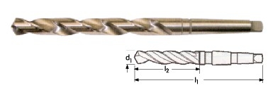 HHS高速鋼錐柄麻花鉆頭(type N)